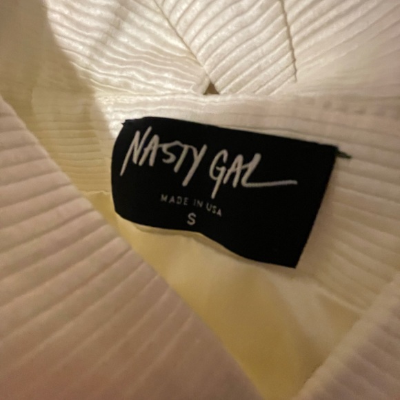 Nasty Gal White Plunge Dress - Picture 2 of 5